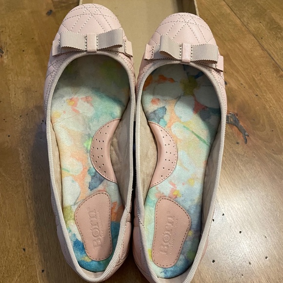 Born Tiffney Leather Ballet Flats, Size 8 M - Picture 2 of 8